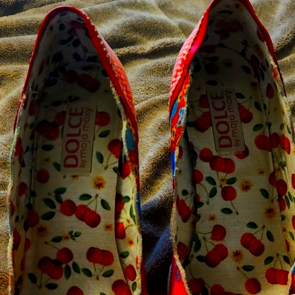 Beautiful floral heels
